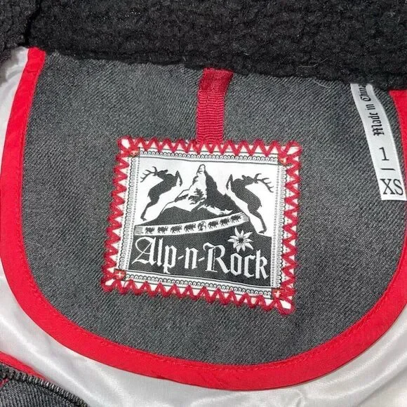 ALP N ROCK Chamonix Down Bomber Ski Jacket Women’s XS/1 Hoodie Full Zip Outdoors - Picture 4 of 16